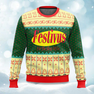 2026 Festivus For The Rest Of Us Ugly Christmas Sweater Moonbestprint