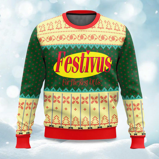 2026 Festivus For The Rest Of Us Ugly Christmas Sweater Moonbestprint