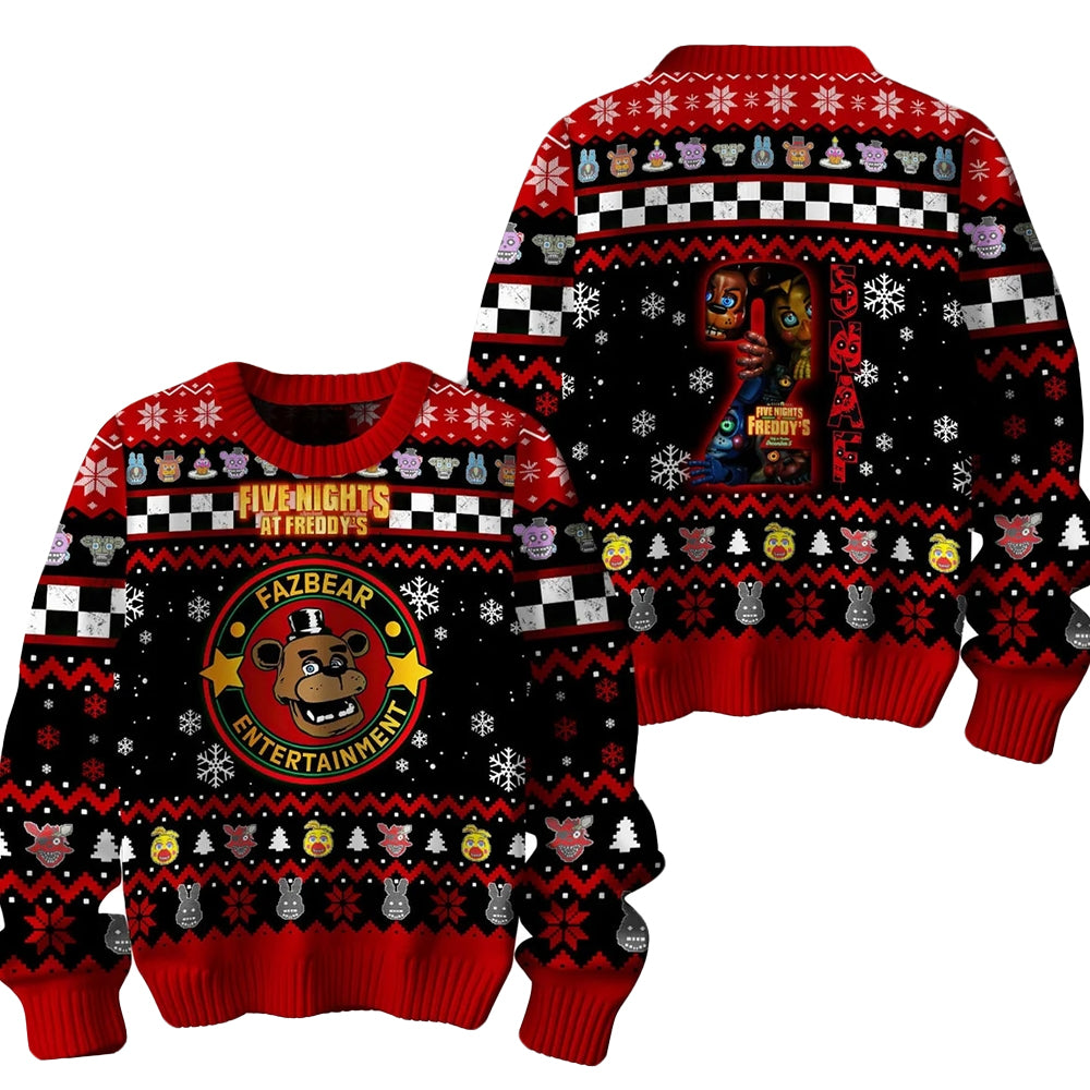 Five Nights At Freddys 2 Ugly Christmas Sweater 2025 – Moonbestprint