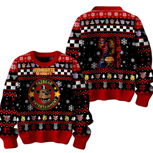 Five Nights At Freddys 2 Ugly Christmas Sweater 2025 – Moonbestprint