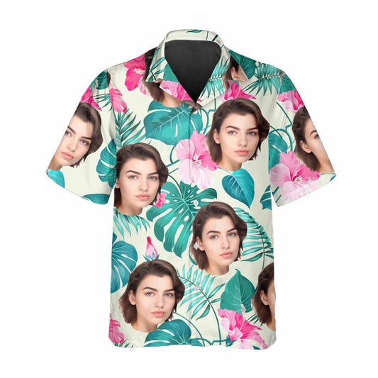 Floral Pattern Custom Hawaiian Shirt, Personalized Hawaiian Shirts Moonbestprint