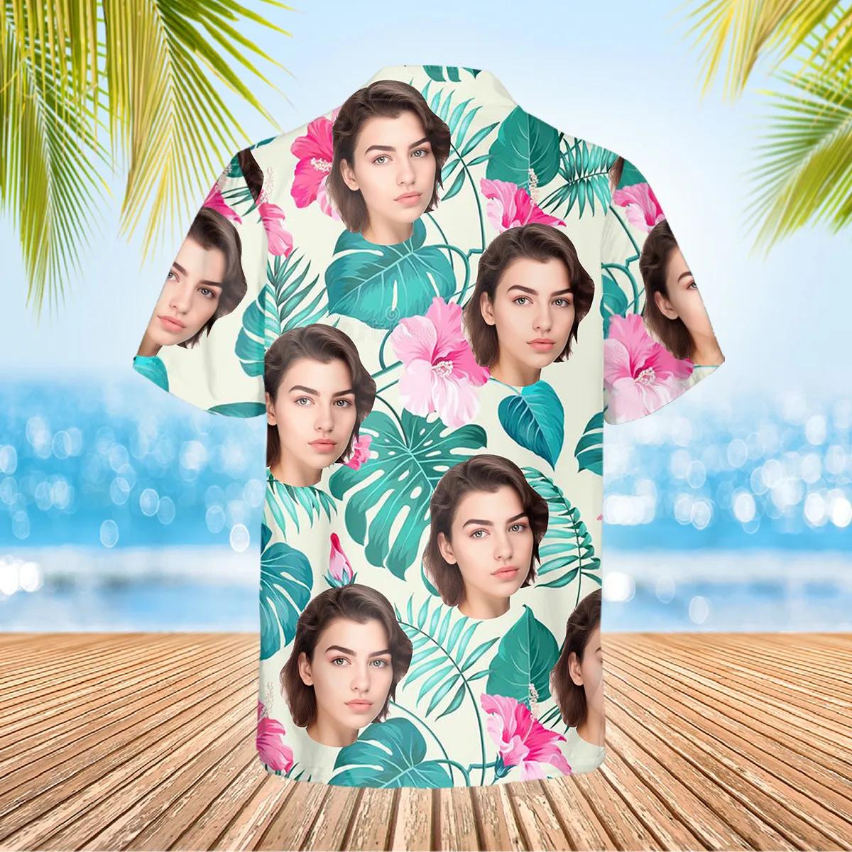 Floral Pattern Custom Hawaiian Shirt, Personalized Hawaiian Shirts Moonbestprint