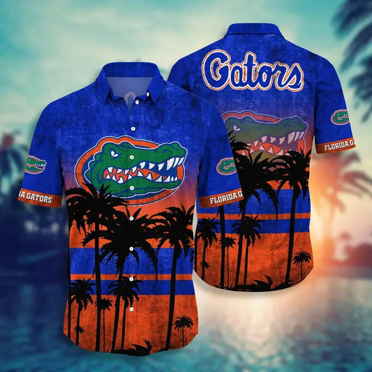 Florida Gators Aloha Hawaiian Shirt, NCAA Hawaiian Shirt Moonbestprint