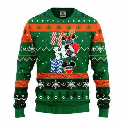Florida Gators Hohoho Ugly Christmas Sweater, NCAA Christmas Sweater Moonbestprint