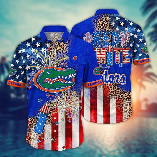Florida Gators NCAA Aloha Hawaiian Shirt, NCAA Hawaiian Shirt Moonbestprint