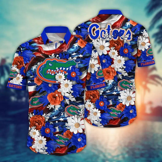 Florida Gators NCAA Aloha Hawaiian Shirt 1, NCAA Hawaiian Shirt Moonbestprint