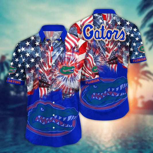 Florida Gators NCAA Flower Aloha Hawaiian Shirt 10, NCAA Hawaiian Shirt Moonbestprint