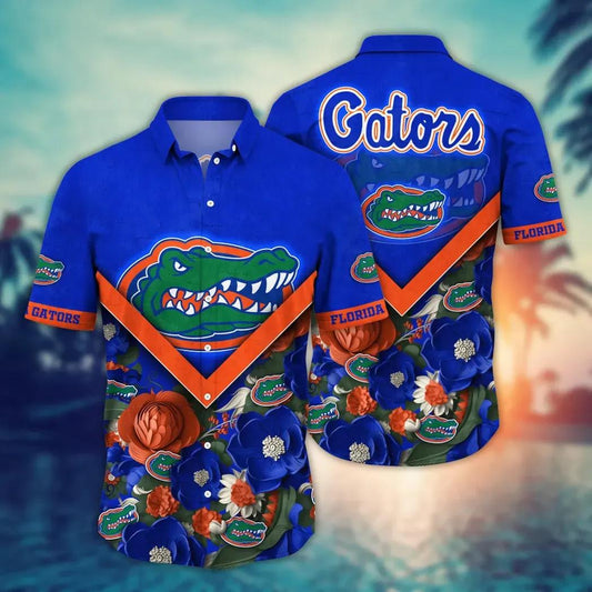 Florida Gators NCAA Flower Aloha Hawaiian Shirt 5, NCAA Hawaiian Shirt Moonbestprint