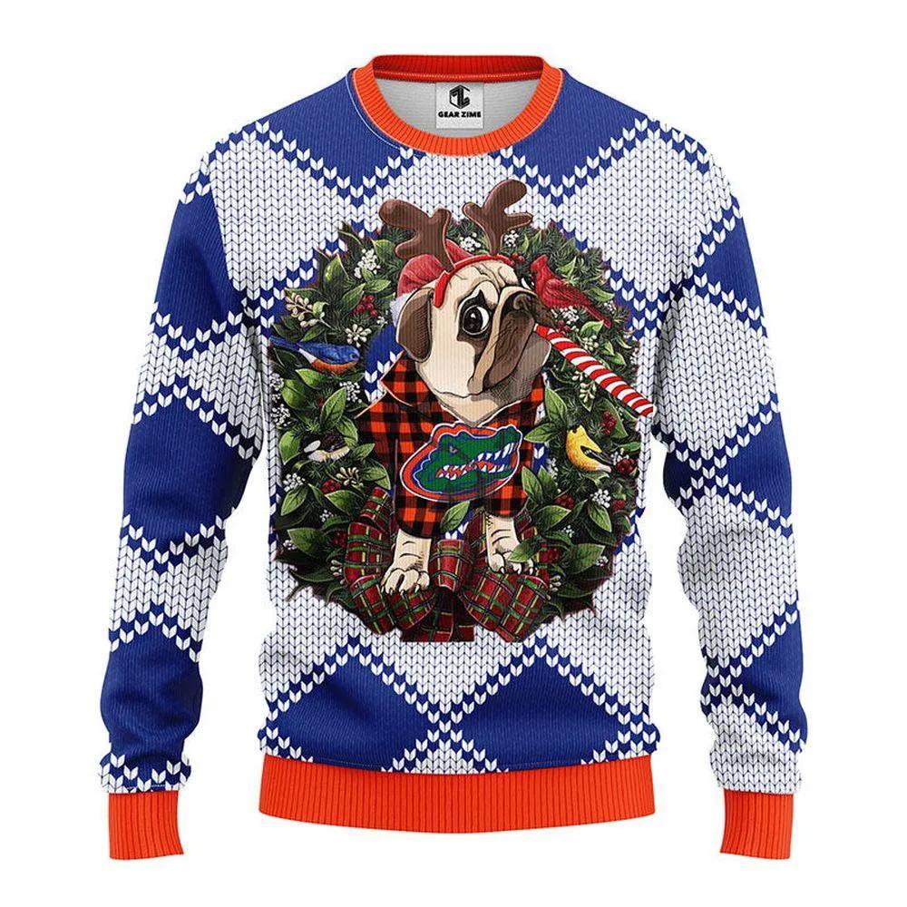 Florida Gators Pub Dog Party Ideas Ugly Christmas Sweater, NCAA Christmas Sweater Moonbestprint