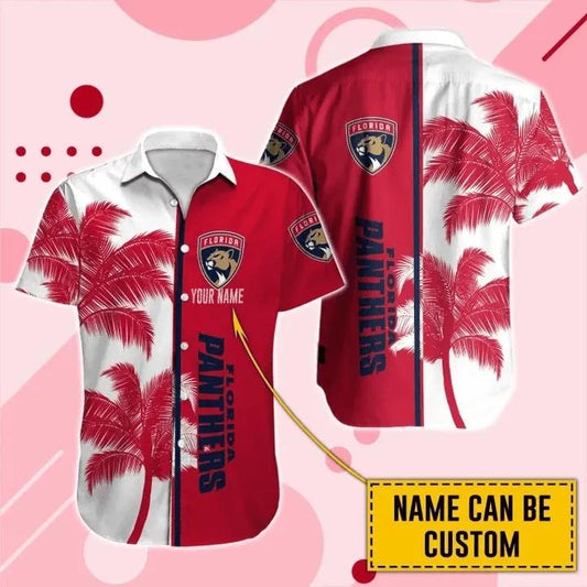 Florida Panthers Hawaii Shirt Men Custom Nhl, NHL Hawaiian Shirt Moonbestprint