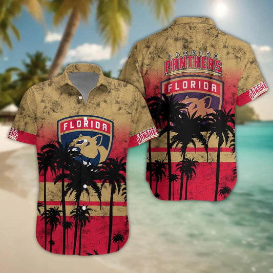 Florida Panthers Hawaii Shirt, NHL Hawaiian Shirt Moonbestprint