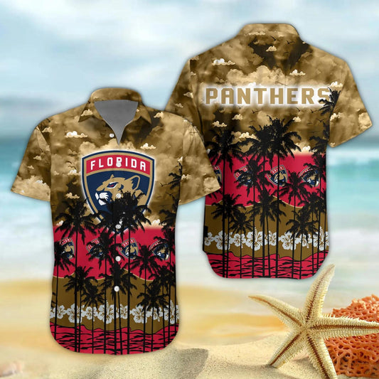 Florida Panthers Hawaiian Shirt 1, NHL Hawaiian Shirt Moonbestprint