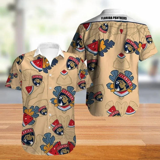 Florida Panthers Hawaiian Shirt 2, NHL Hawaiian Shirt Moonbestprint
