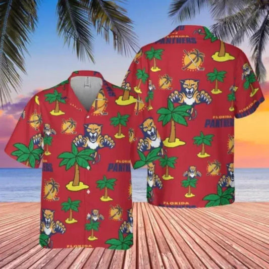 Florida Panthers Hockey Team Hawaiian Shirt, NHL Hawaiian Shirt Moonbestprint