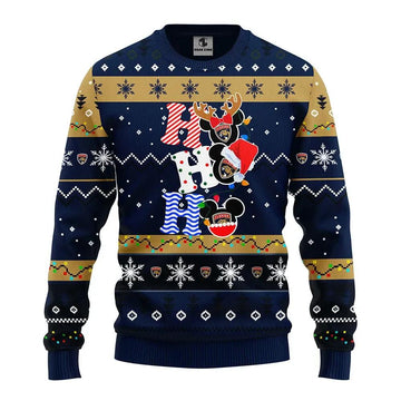 Florida Panthers Hohoho Ugly Christmas Sweater, NHL Christmas Sweater Moonbestprint