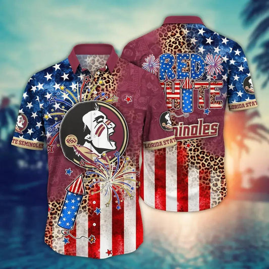 Florida State Seminoles NCAA Aloha Hawaiian Shirt 2, NCAA Hawaiian Shirt Moonbestprint