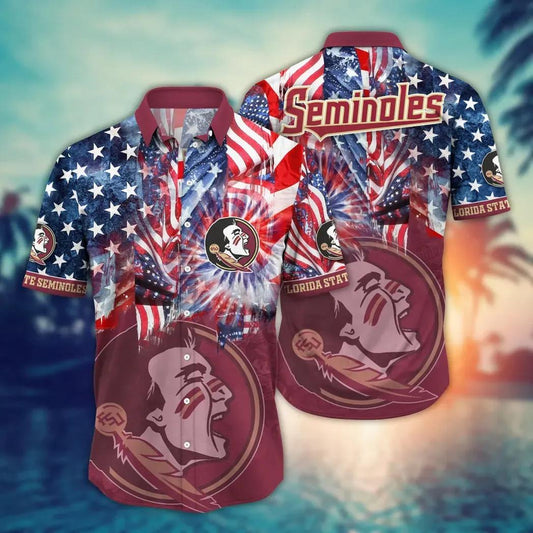 Florida State Seminoles NCAA Flower Aloha Hawaiian Shirt 11, NCAA Hawaiian Shirt Moonbestprint
