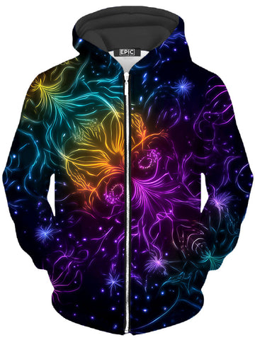 Flowstate Unisex Zip-Up Hoodie -Moonbestprint