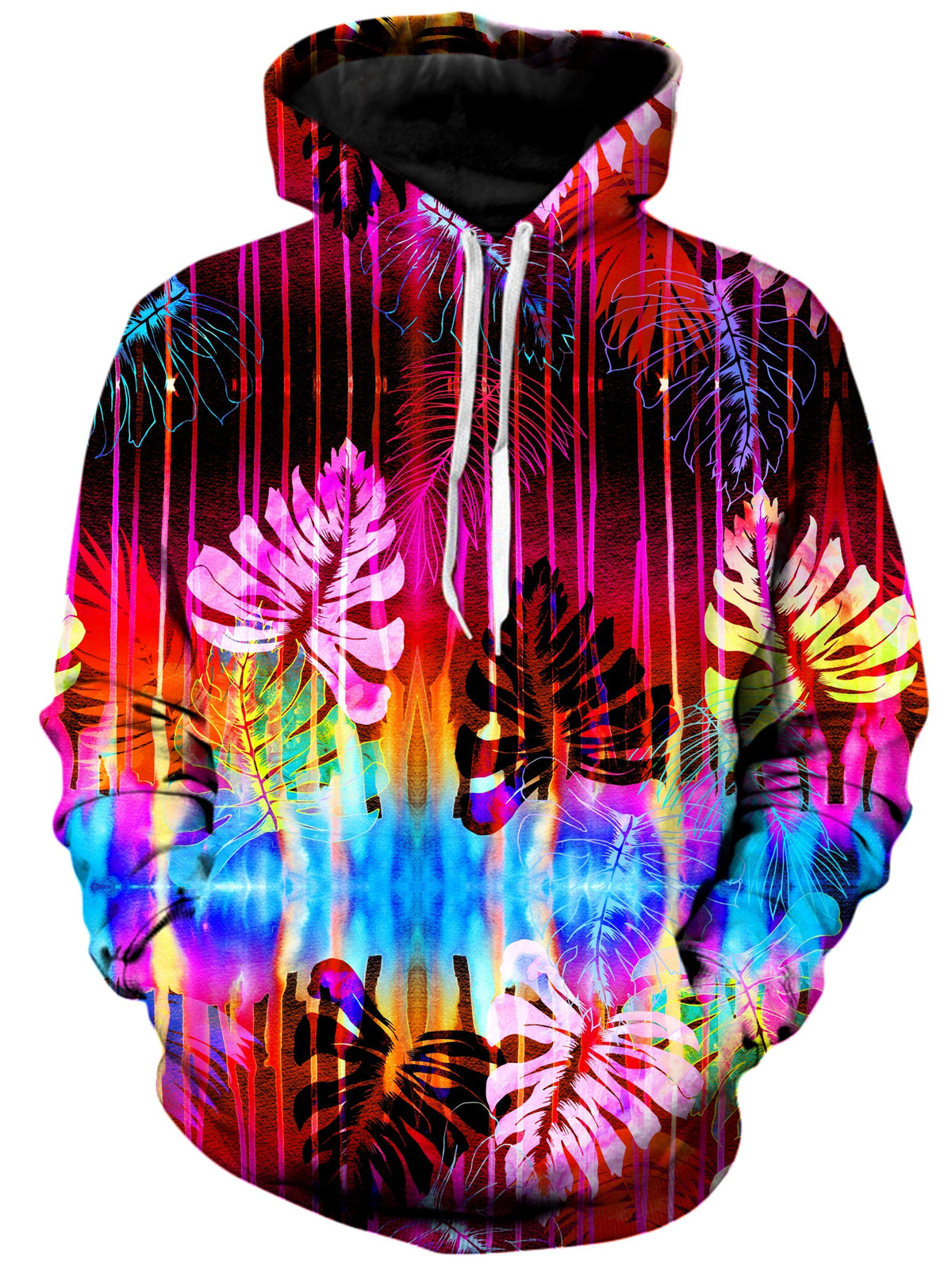 Fluorescent Jungle Unisex Hoodie -Moonbestprint