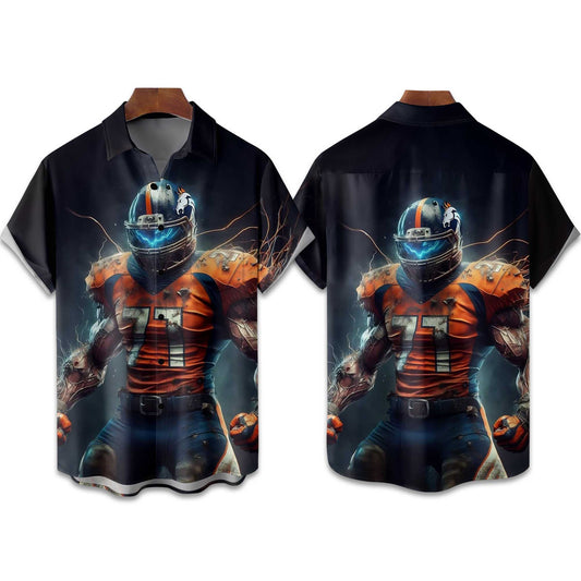 Football Denver American Holiday Hawaiian Shirt- Moonbestprint