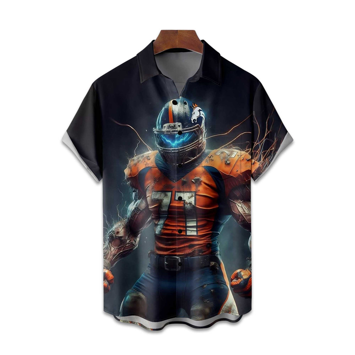 Football Denver American Holiday Hawaiian Shirt- Moonbestprint