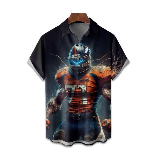 Football Denver American Holiday Hawaiian Shirt- Moonbestprint