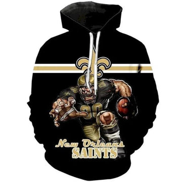 Football Fans New Orleans Saints 3D Hoodie, NFL Hoodie Moonbestprint