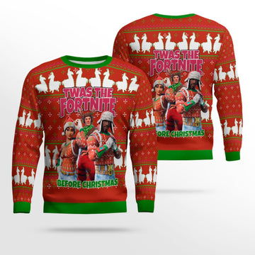 Fortnite Twas Night Ugly Christmas Sweater – Moonbestprint