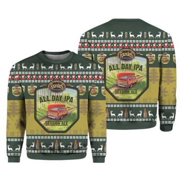 Founders All Day Ipa Ugly Christmas Sweater – Moonbestprint