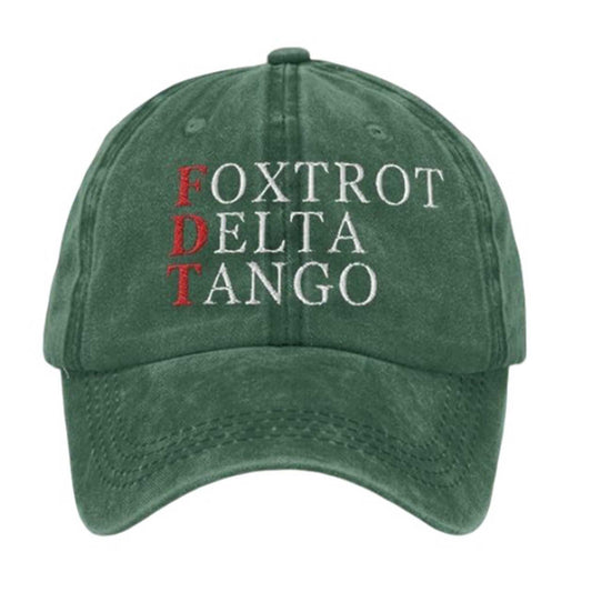 Foxtrot Delta Tango Hat -Moonbestprint