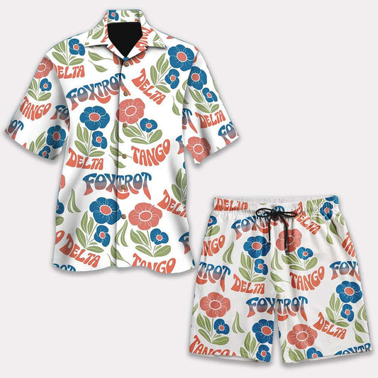 Foxtrot Delta Tango Hawaiian Shirt Moonbestprint