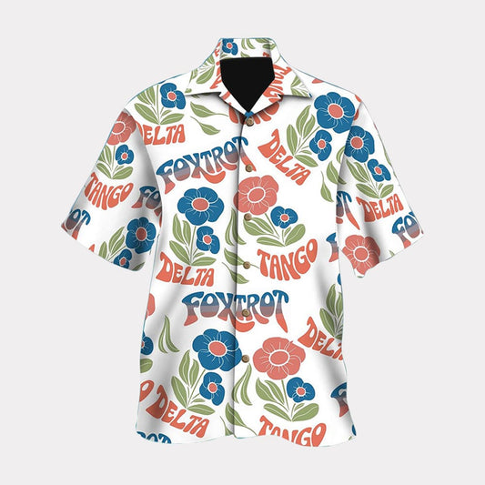 Foxtrot Delta Tango Hawaiian Shirt Moonbestprint