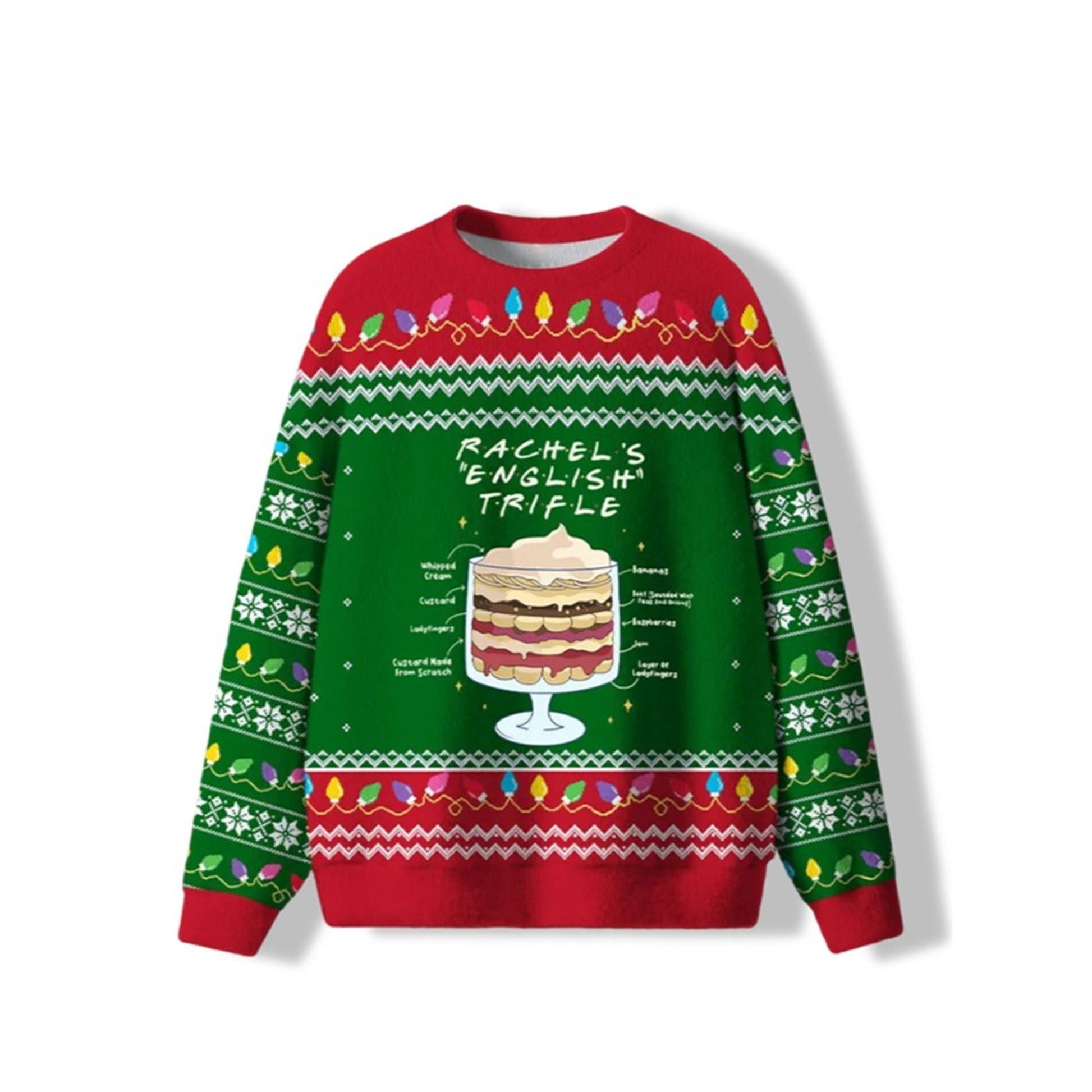Friends English Trifle Ugly Sweater 2026 Christmas - Moonbestprint