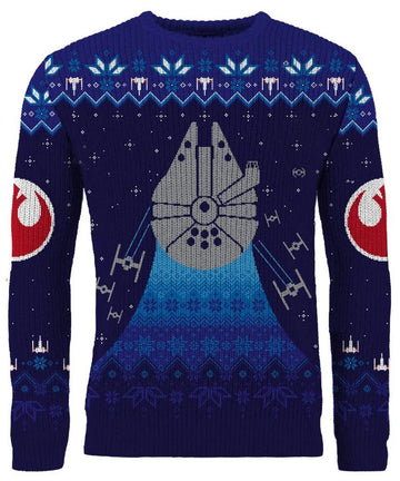 Frosty Falcon Ugly Christmas Sweater – Moonbestprint