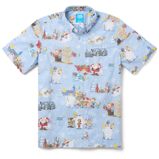 Frosty The Snowman Arctic Ice Hawaiian Shirt - Moonbestprint