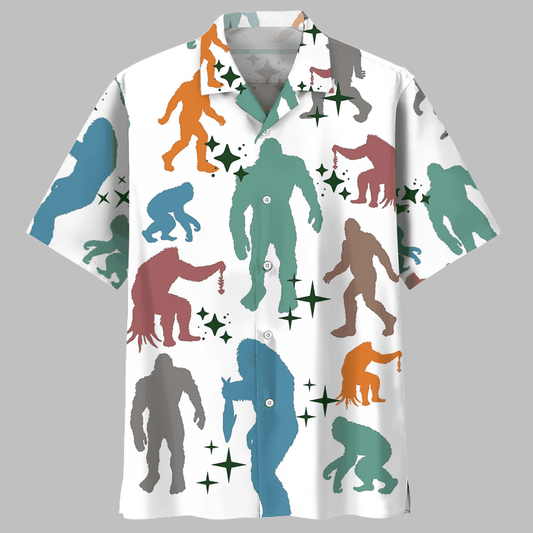 Funny Bigfoot Hawaiian Shirt - Moonbestprint