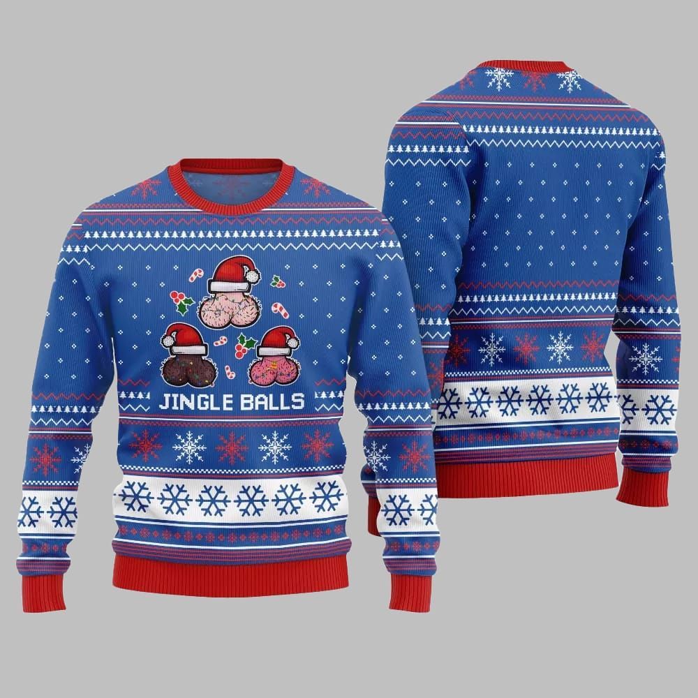 Funny Jingle Balls Ugly Sweater 2026 Christmas - Moonbestprint