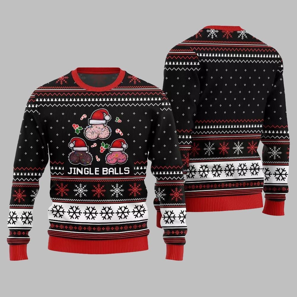 Funny Jingle Balls Ugly Sweater 2026 Christmas - Moonbestprint