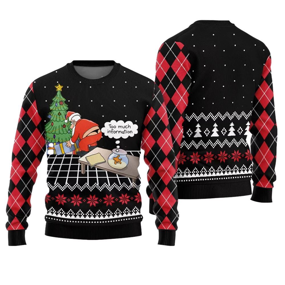 Funny Secret Santa Giving Gifts Ugly Christmas Sweater - Moonbestprint