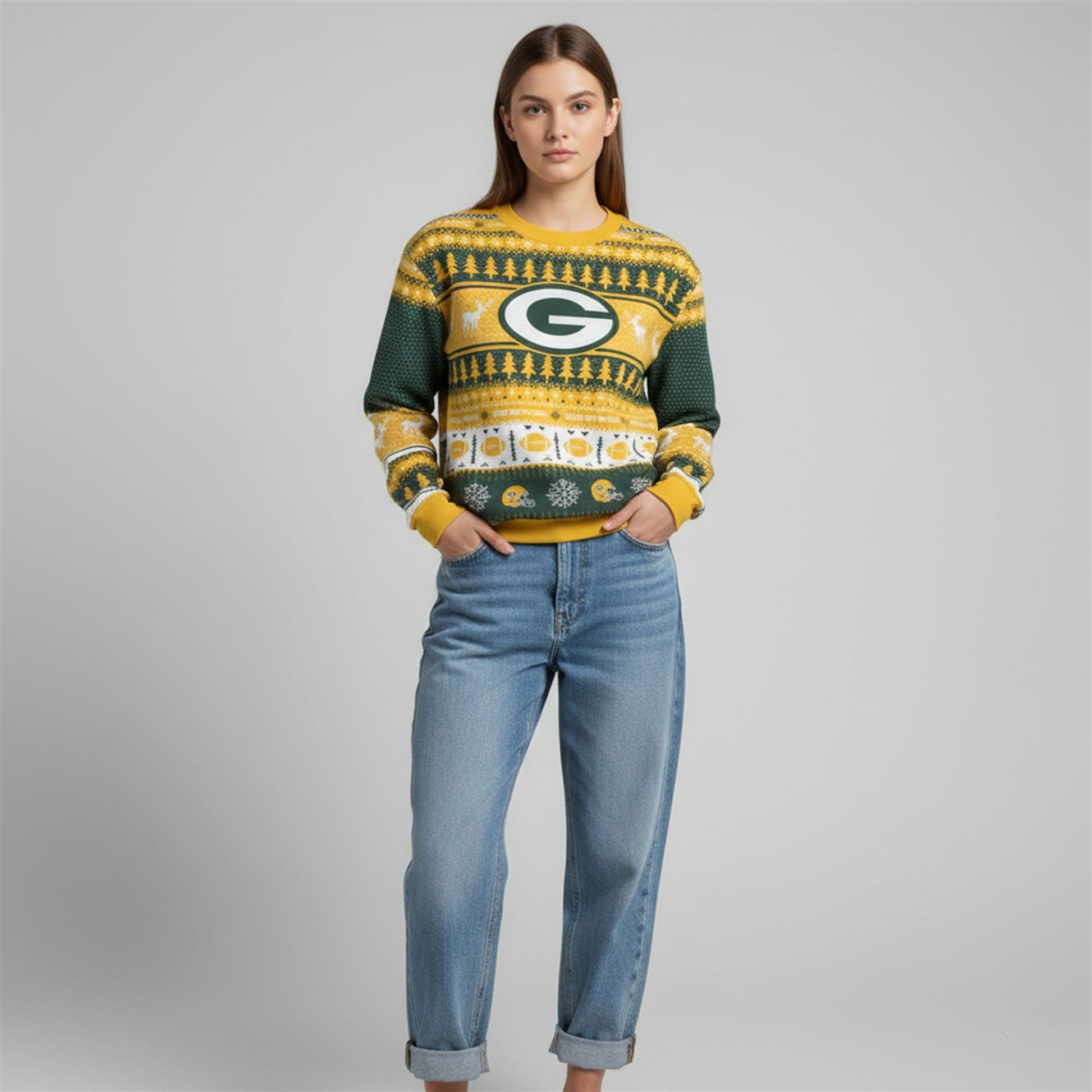 GB Packers Football 2026 Ugly Christmas Sweater - Moonbestprint