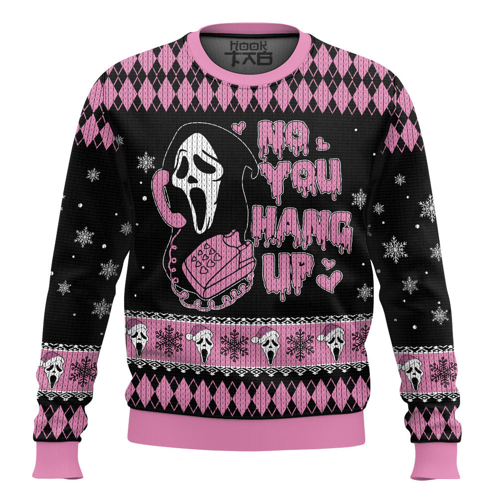 No you Hang Up Ghostface Ugly Sweater – Moonbestprint
