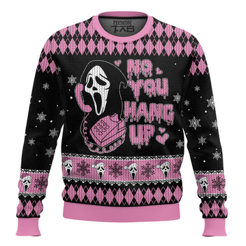 No you Hang Up Ghostface Ugly Sweater – Moonbestprint