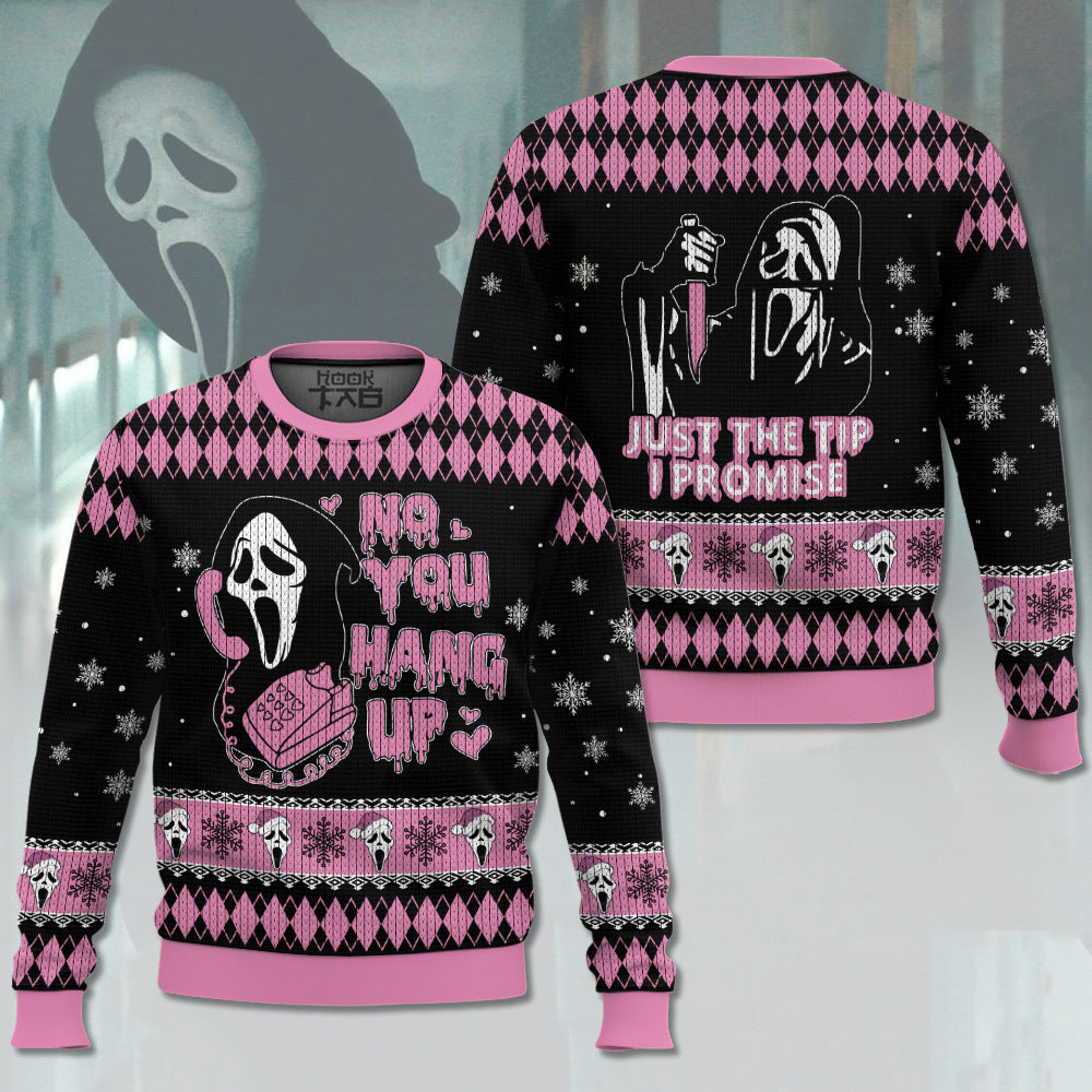 No you Hang Up Ghostface Ugly Sweater – Moonbestprint