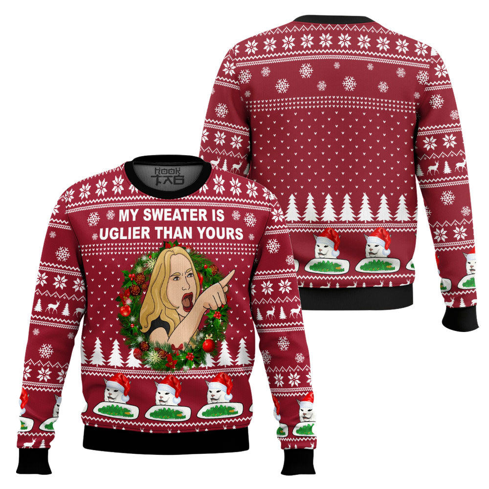 Cat Woman Meme Ugly Christmas – Moonbestprint