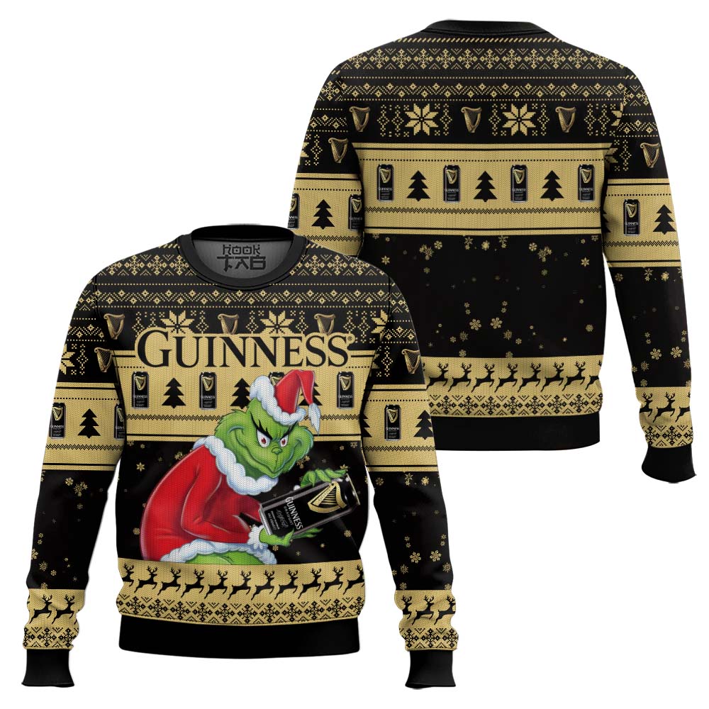 Guinness Grinch Ugly Sweater – Moonbestprint