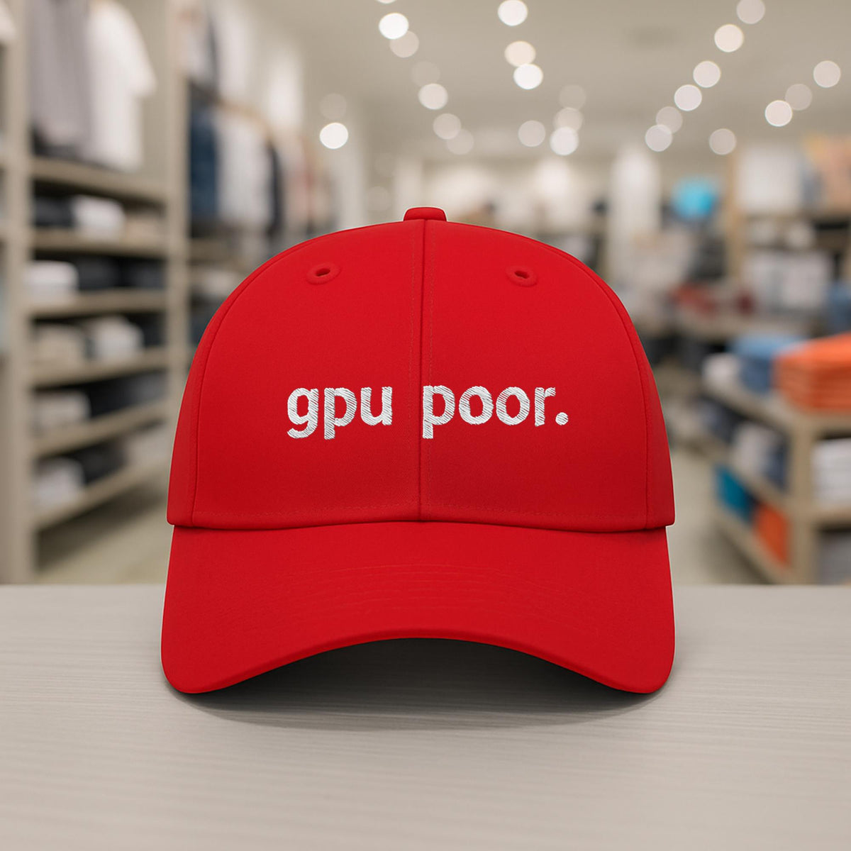 GPU Poor Hat -Moonbestprint