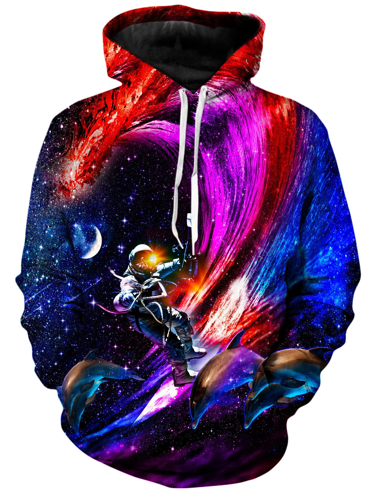 Galactic Waves Hoodie -Moonbestprint