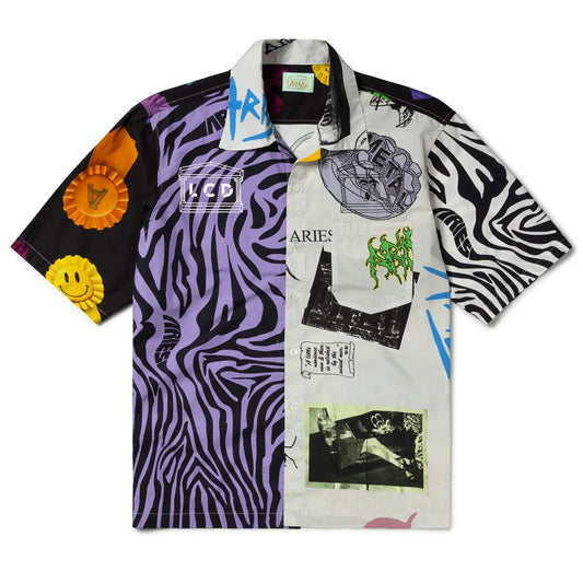 Gateway Patchwork Hawaiian Shirt - Moonbestprint