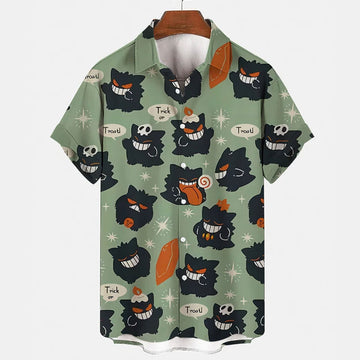 Gengar Aloha Shirt Unique Anime Hawaiian Shirt for Fans – Moonbestprint