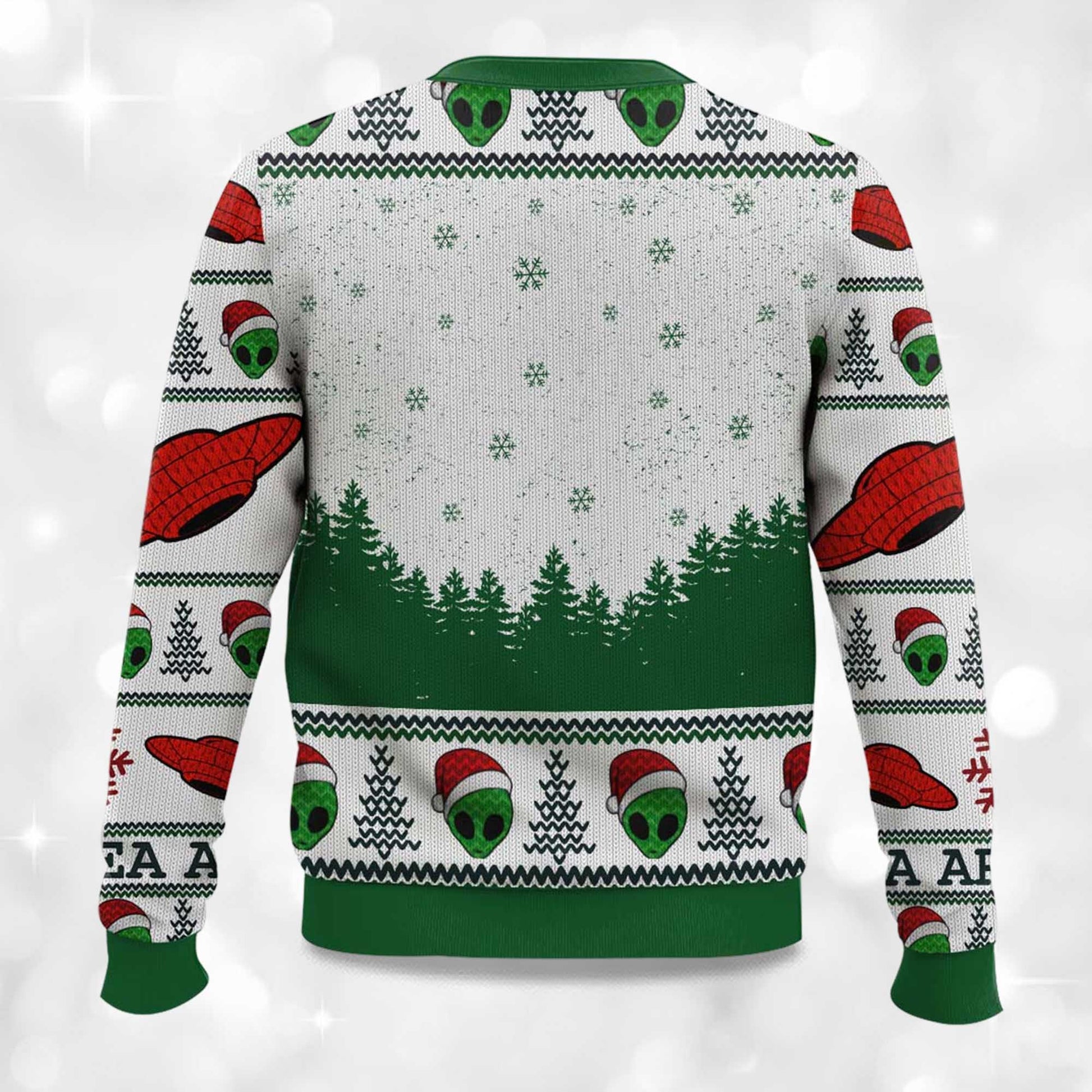2026 Get In Loser Area 51 Ugly Christmas Sweater Moonbestprint